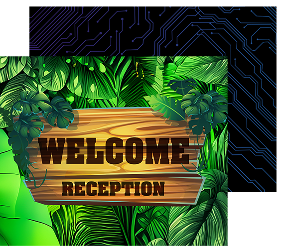 Welcome Reception sign